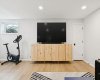 Large basement family room
