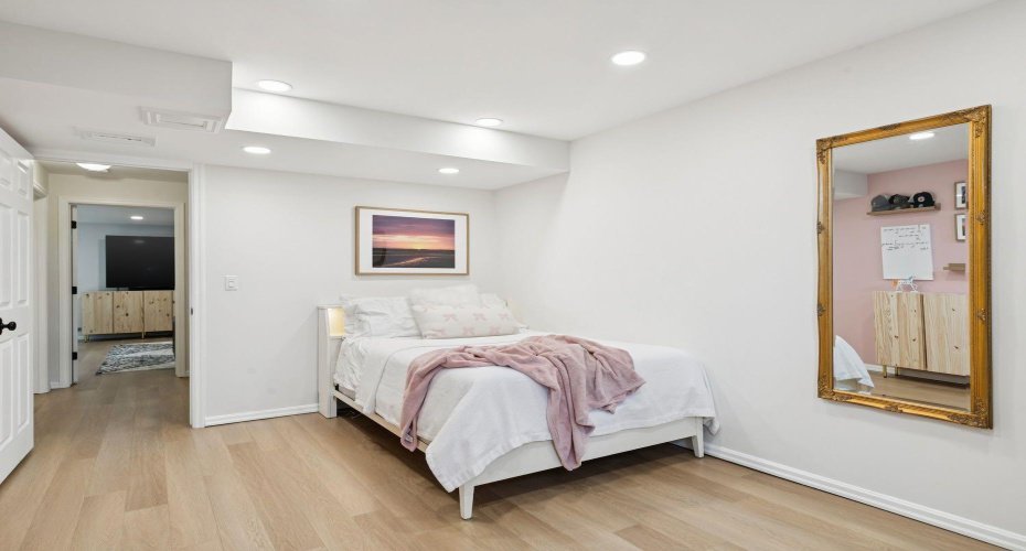 Fourth bedroom in the basement