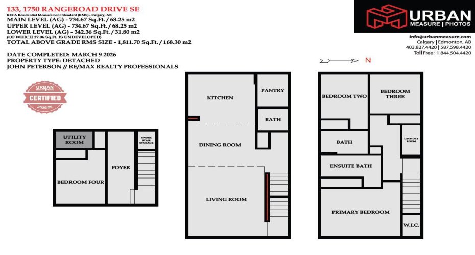 1750 Rangeview Drive, Calgary, Alberta T3S 0X3, 4 Bedrooms Bedrooms, ,3 BathroomsBathrooms,Residential,For Sale,Rangeview,A2289286