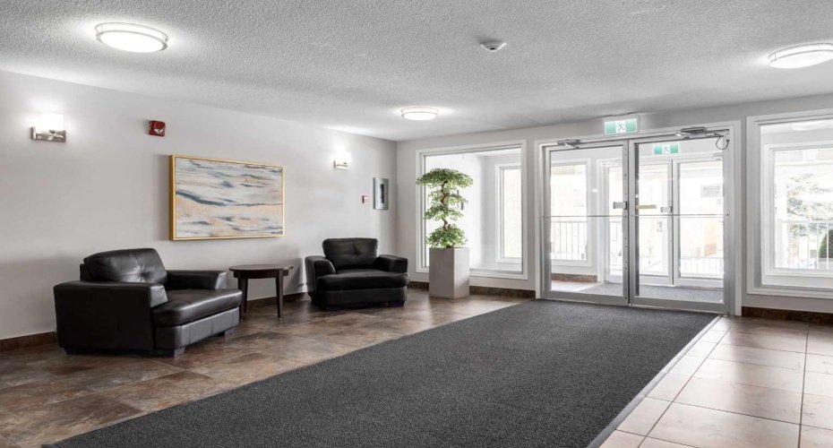 Lobby with secure access