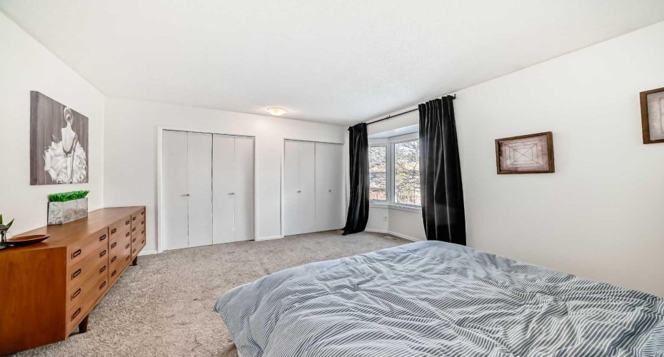 Spacious Hers & His closets.