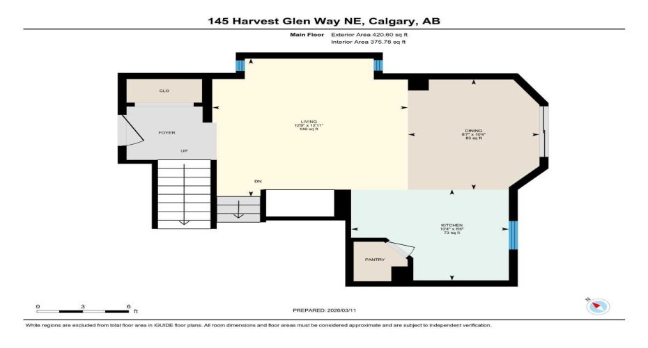 145 Harvest Glen Way, Calgary, Alberta T3K 4J4, 3 Bedrooms Bedrooms, ,3 BathroomsBathrooms,Residential,For Sale,Harvest Glen,A2293205