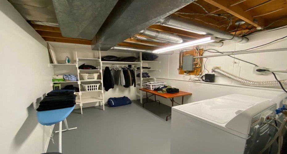 Large Laundry with Utility Shelving