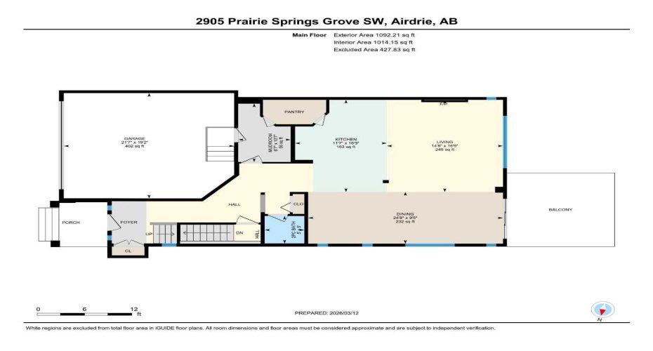 2905 Prairie Springs Grove, Airdrie, Alberta T4B 0E6, 4 Bedrooms Bedrooms, ,4 BathroomsBathrooms,Residential,For Sale,Prairie Springs,A2293268