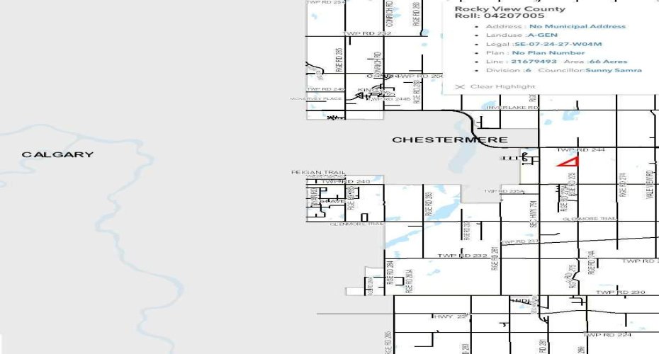 Range Rd 275, Rural Rocky View County, Alberta T2P 2G7, ,Land,For Sale,Range Rd 275,A2285639
