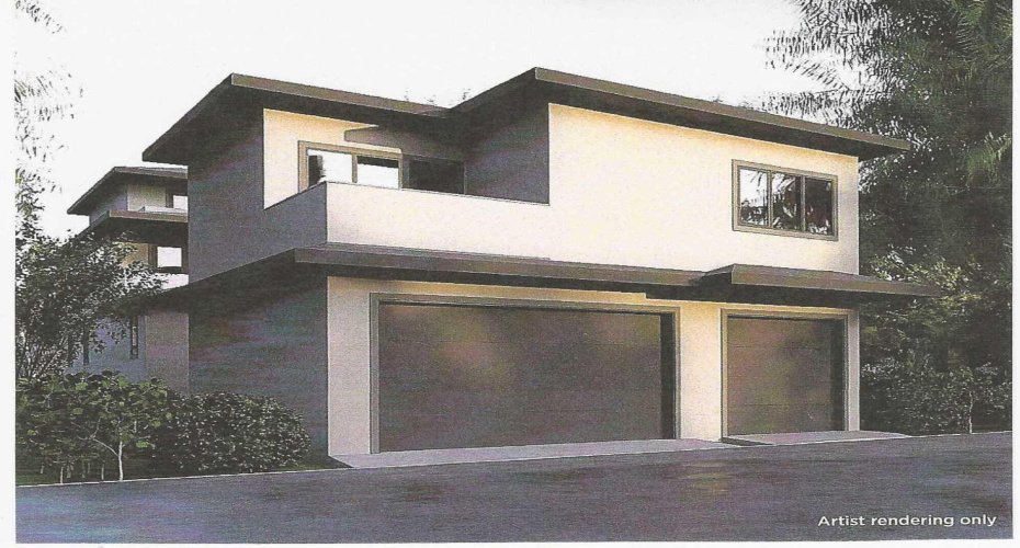 Rear Elevation Detached Garage (Artist Rendering)