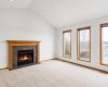 Living room fireplace