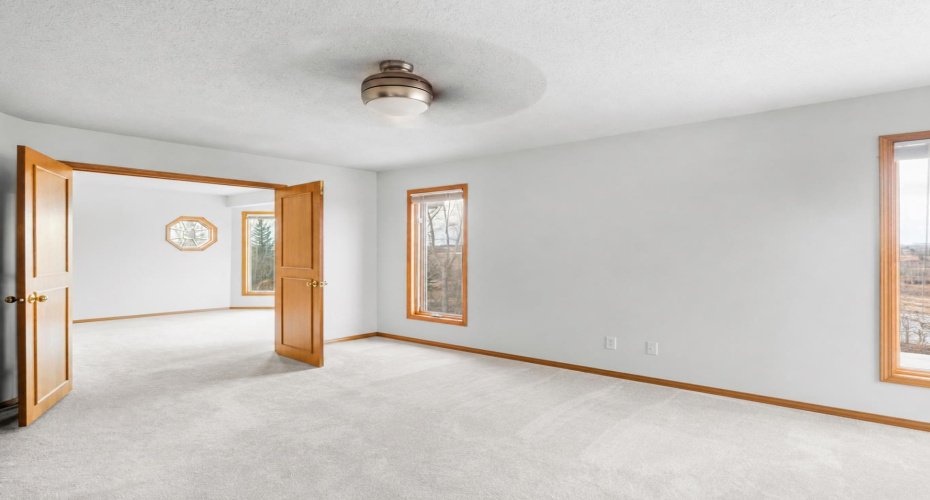 Master bedroom to loft