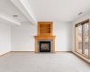 lower family room fireplace