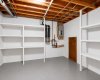 Lower level utility room