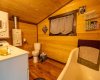Washroom & laundry & claw foot tub