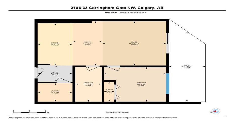 33 Carringham Gate NW, Calgary, Alberta T3P 2H6, 1 Bedroom Bedrooms, ,1 BathroomBathrooms,Residential,For Sale,Carringham Gate NW,A2293637