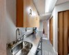 stainless steel sink & folding table