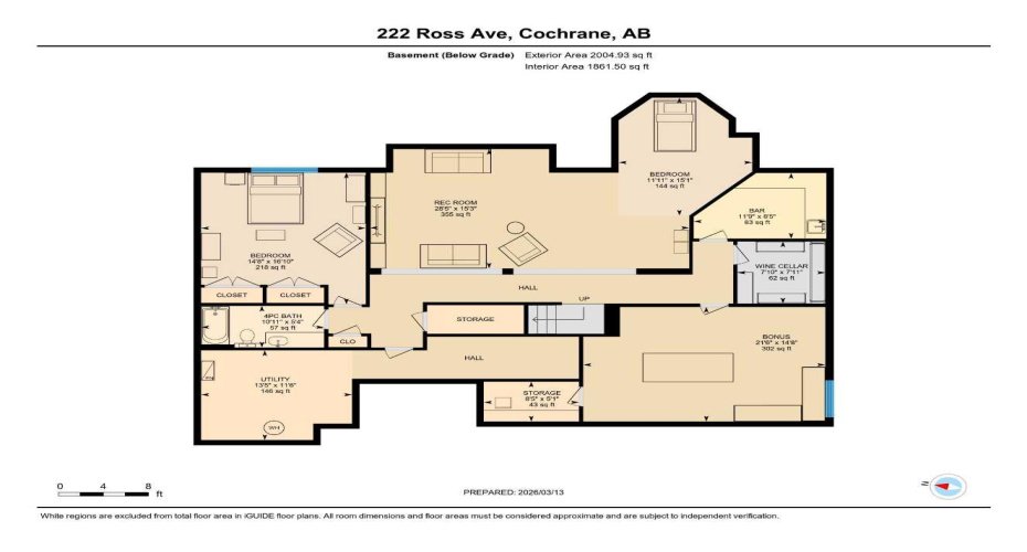 222 Ross Avenue, Cochrane, Alberta T4C1Z3, 4 Bedrooms Bedrooms, ,3 BathroomsBathrooms,Residential,For Sale,Ross,A2293461