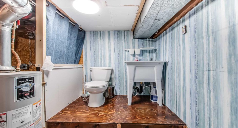 Basement bathroom