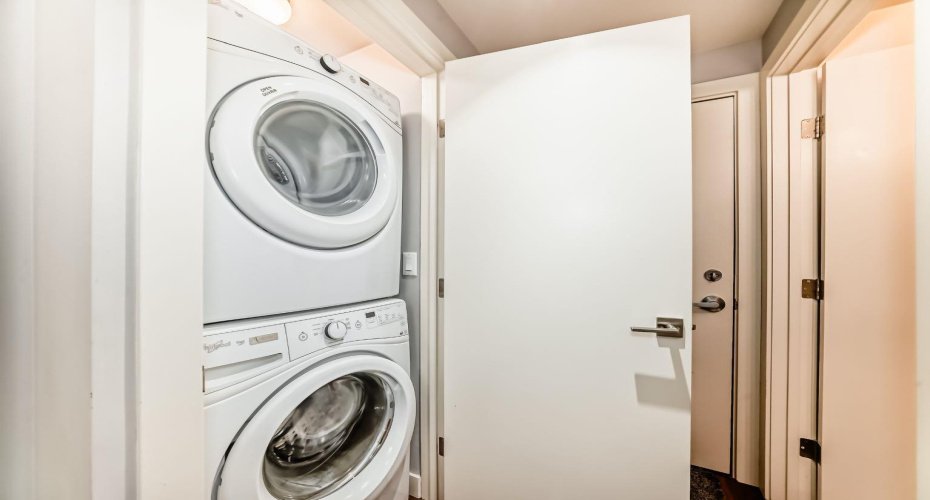 In suite laundry