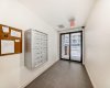 Mail area, access to rear parking lot