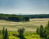 Unobstructed views West, toward the Canadian Rockies
