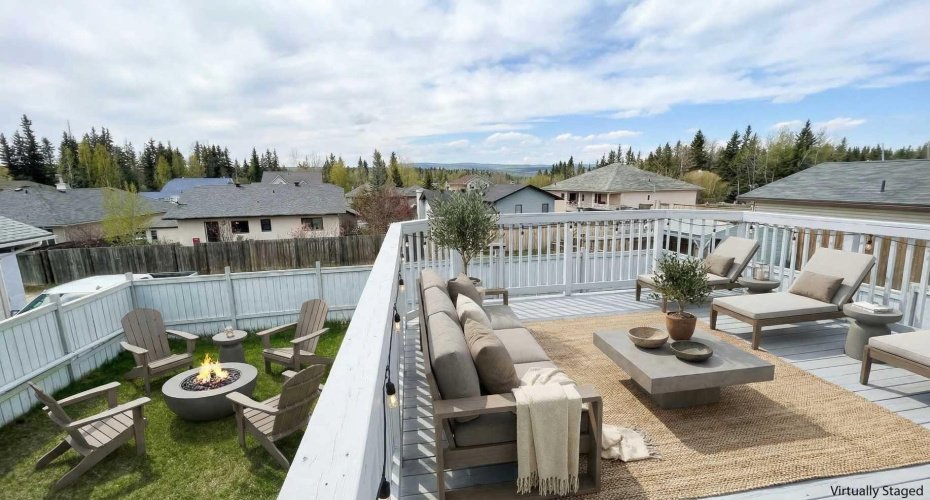 Back Deck with Backyard View