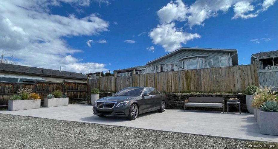 Paved Parking Behind