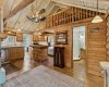 Original cabin with sleeping loft