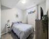 One of 2 bedrooms in the basement suite