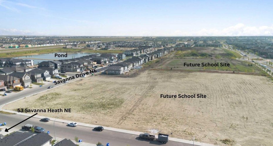 Pond with walking path is just steps away