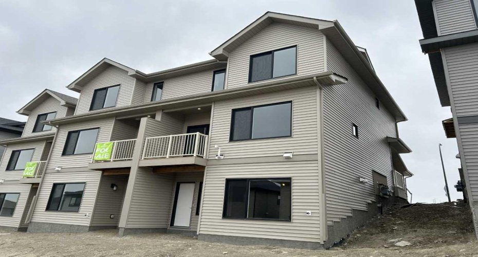 Walkout lot with rear balcony