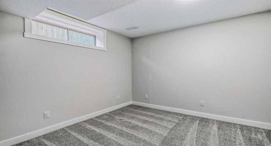 Basement bedroom