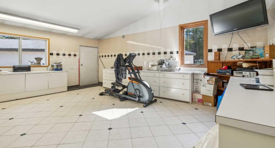 One end of butcher shop