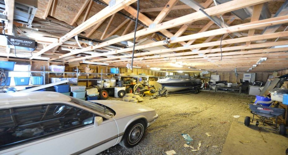 Interior of storage/garage with lots of room
