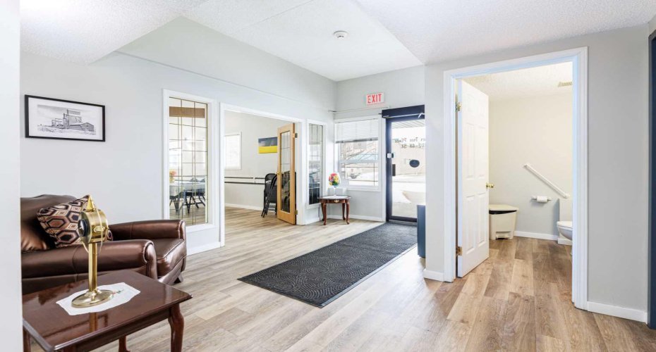 front foyer in the building