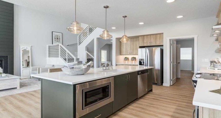 PLEASE NOTE: Photos are of a finished Showhome of the same model – fit and finish may differ on finished spec home. Interior selections and floorplans shown in photos.