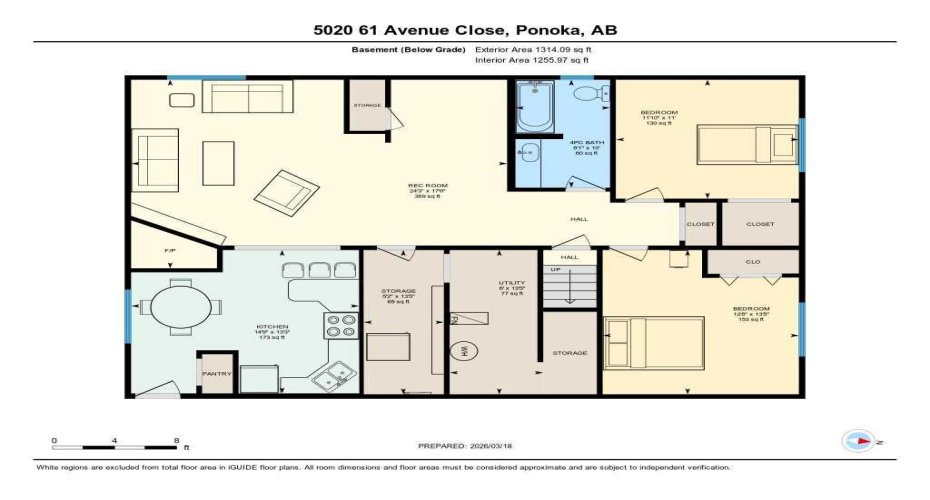 5020 61 Avenue Close, Ponoka, Alberta T4J1E7, 4 Bedrooms Bedrooms, ,3 BathroomsBathrooms,Residential,For Sale,61,A2288447