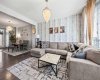 Living Room and Dining Room