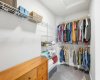 Primary walk in closet.