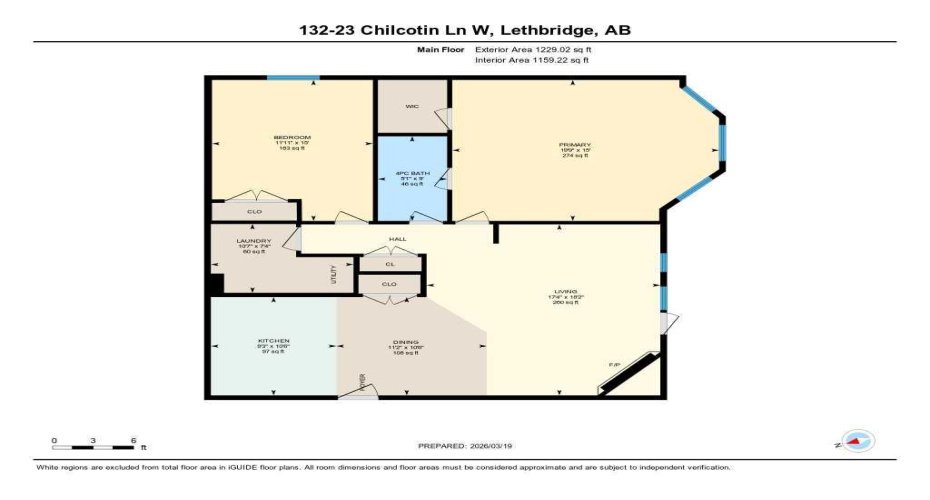 23 Chilcotin Lane, Lethbridge, Alberta T1K 7S2, 2 Bedrooms Bedrooms, ,1 BathroomBathrooms,Residential,For Sale,Chilcotin,A2295091