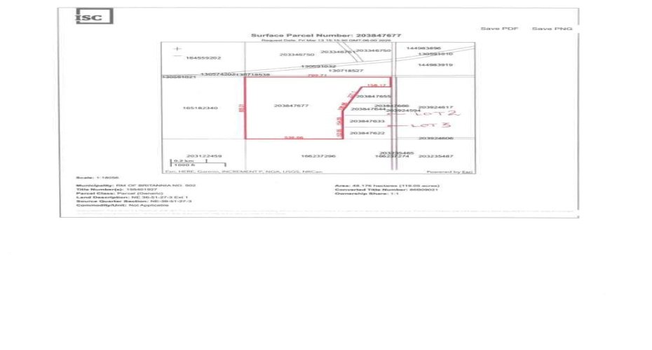 LOT 3 NE 36-51-27 W3rd, Rural, Saskatchewan S0M 0W0, ,Land,For Sale,NE 36-51-27 W3rd,A2295197