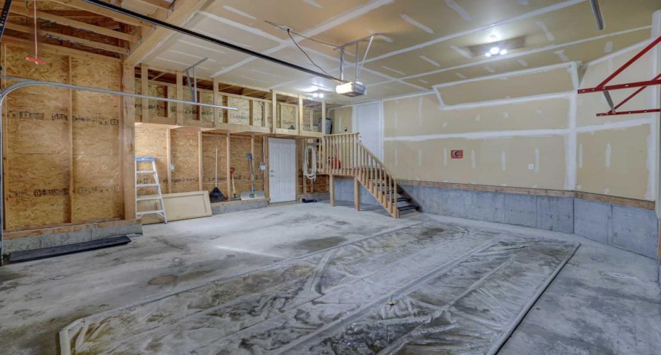 Oversized Garage with a 3x 17 ft bump out on the 22x22 garage