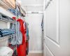 Spacious walk-in closet