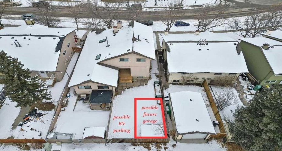 Room for a future garage and RV parking!