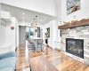 Cozy Gas Fireplace
