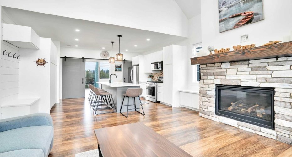 Cozy Gas Fireplace