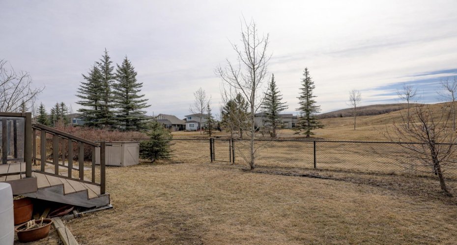 View from the backyard. Lots of visual space