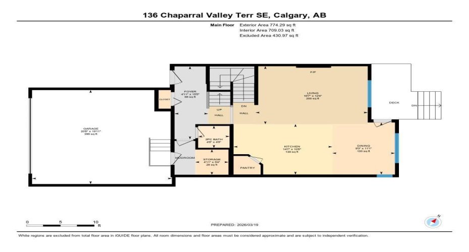 Main floor layout