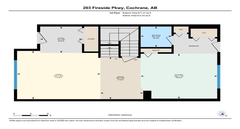 203 Fireside Parkway, Cochrane, Alberta T4C 0V8, 3 Bedrooms Bedrooms, ,4 BathroomsBathrooms,Residential,For Sale,Fireside,A2296249