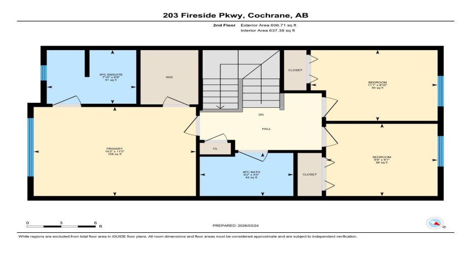 203 Fireside Parkway, Cochrane, Alberta T4C 0V8, 3 Bedrooms Bedrooms, ,4 BathroomsBathrooms,Residential,For Sale,Fireside,A2296249