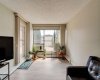 Living room with private access to your SOUTH facing deck