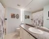 Bathroom in the unit