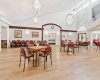 Daily scheduled activities in the main hall.